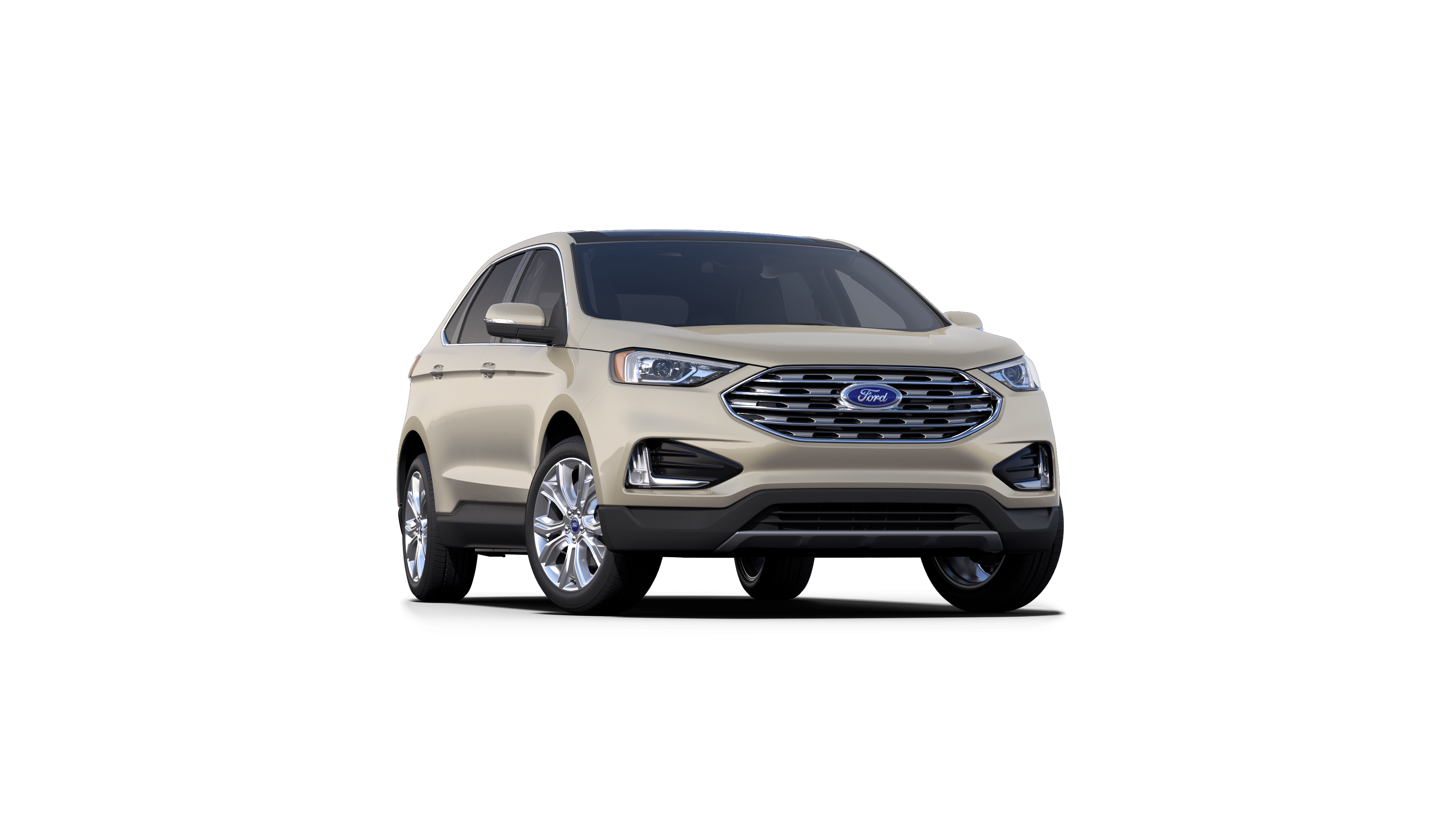 New 2020 Ford Edge Titanium AWD in Desert Gold Metallic for sale in